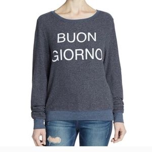 Wildfox Buon Giorno pullover sweater
